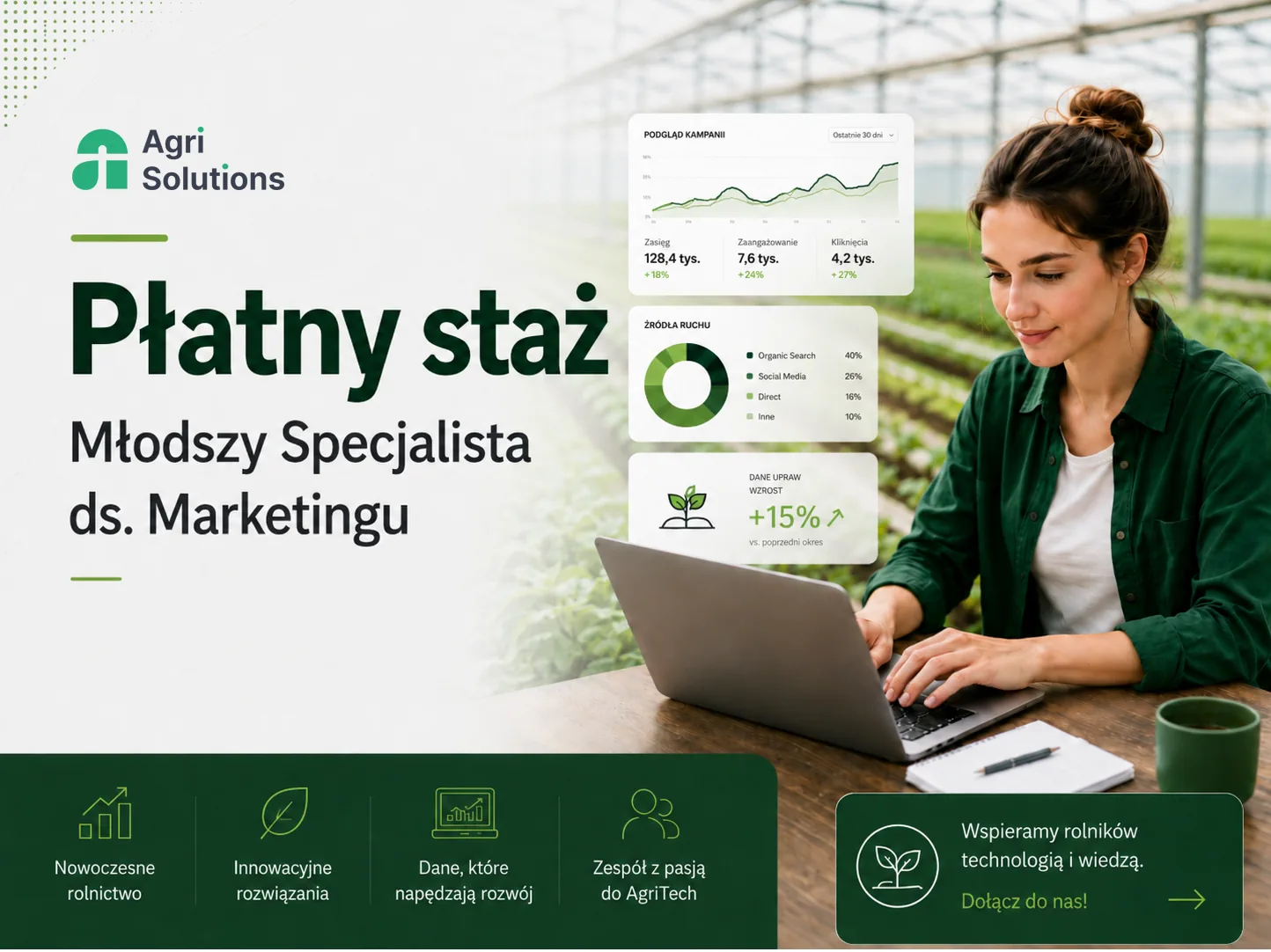 Płatny staż: młodszy specjalista ds. marketingu