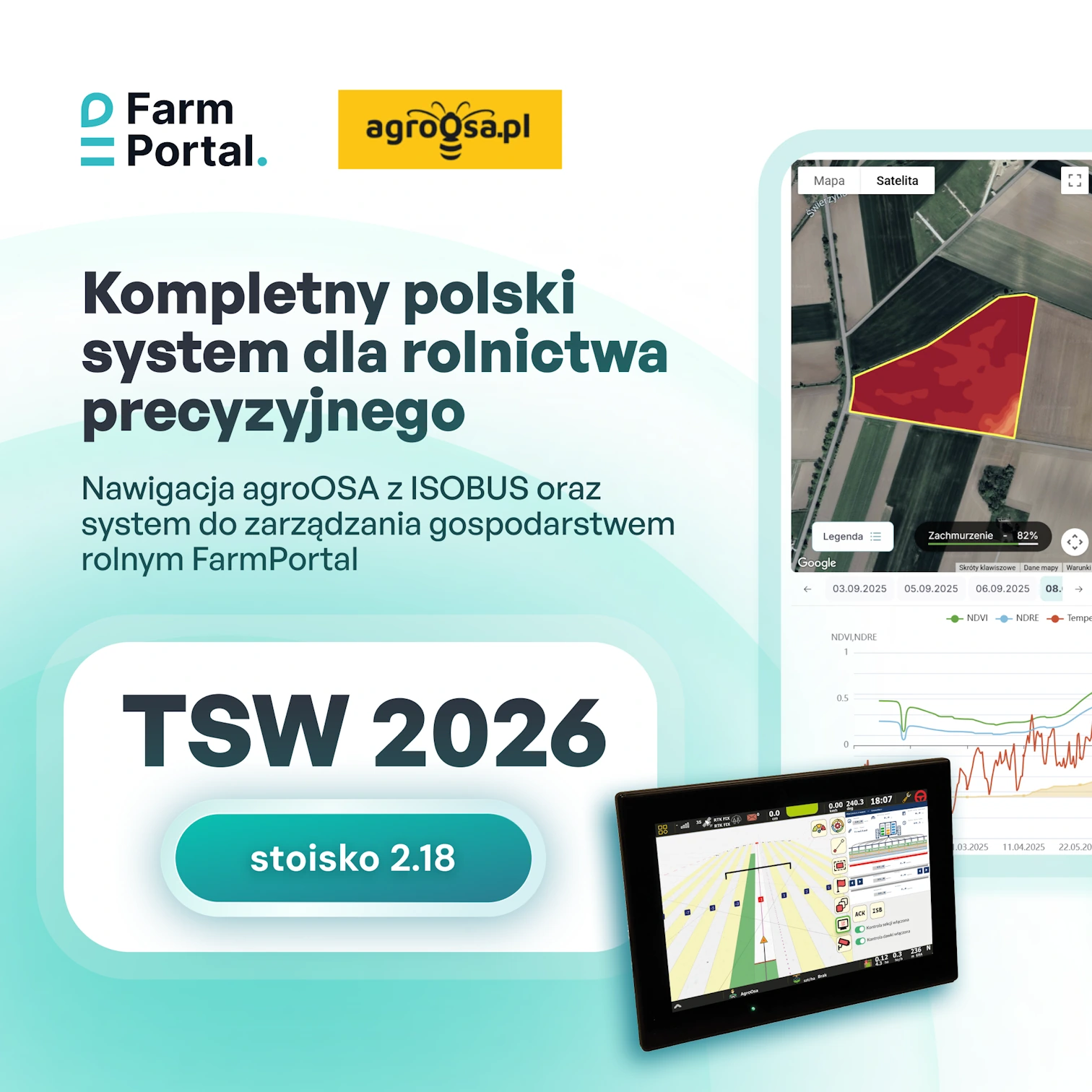Automatyczna nawigacja i system zarządzania gospodarstwem rolnym