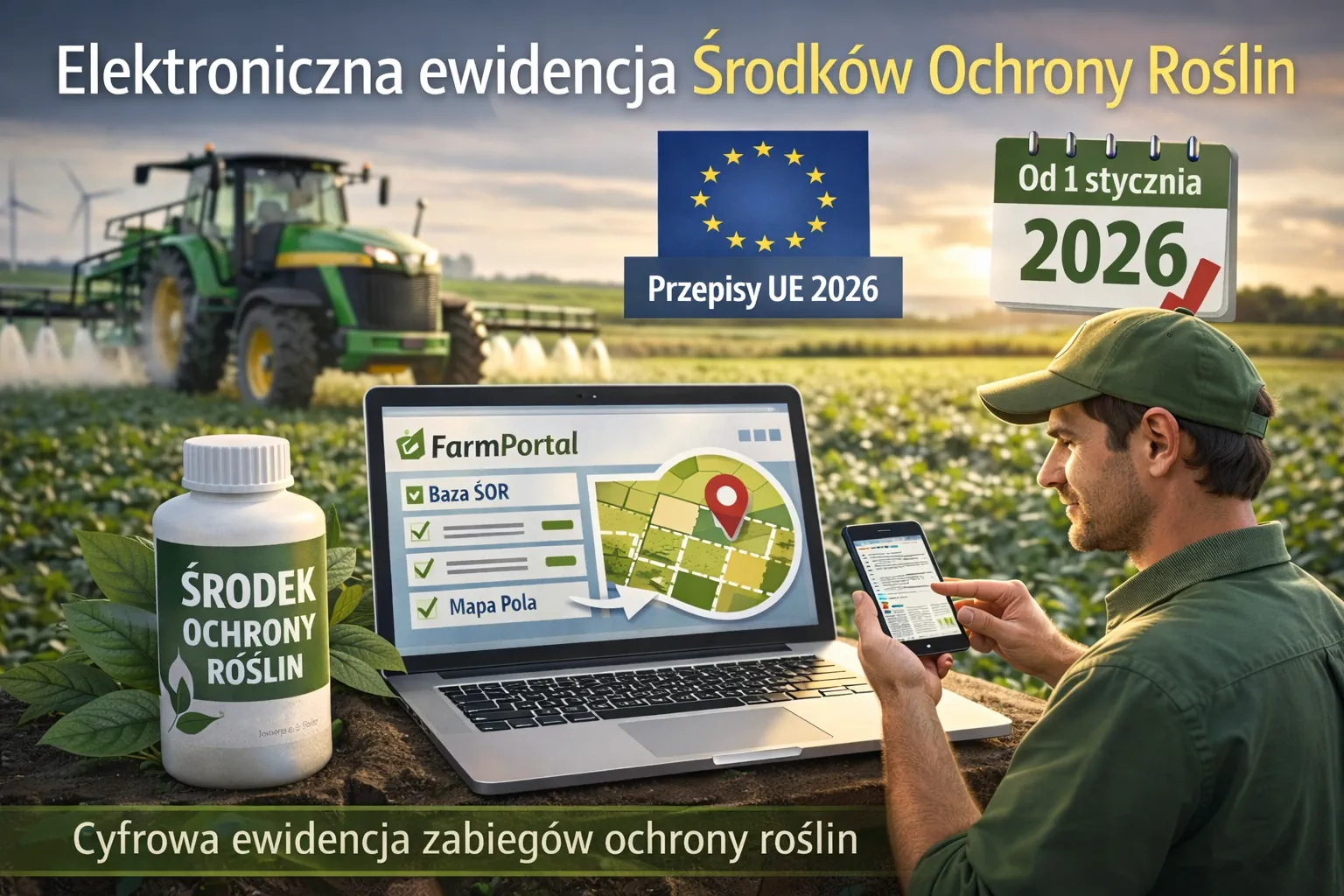 Elektroniczna ewidencja użycia środków ochrony roślin – o co chodzi i od kiedy miała obowiązywać?
