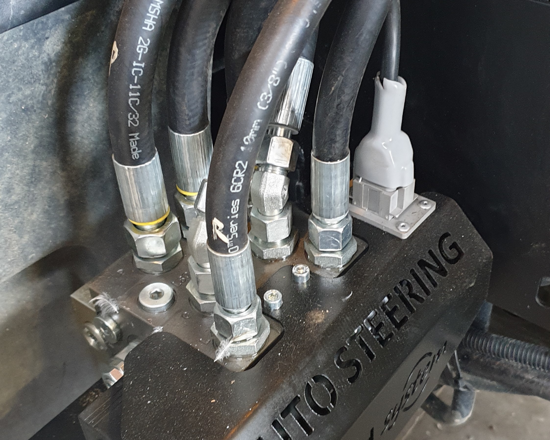 FarmPortal – ekran automatycznego sterowania pojazdem w nawigacji agroOSA